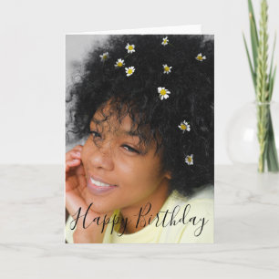 Personalisiertes Foto Custom Happy Geburtstag Karte