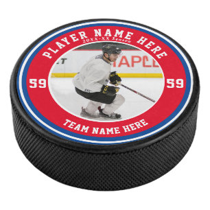 Personalisiertes Foto Custom Team Ice Eishockey Puck