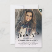 Personalisiertes Foto Dankeschön Karte (Vorderseite)