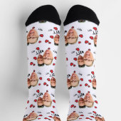 Personalisiertes Foto der besten Freunde - das Ges Socken (Oben)