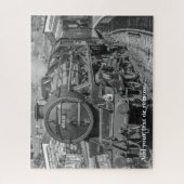 Personalisiertes Foto der englischen Dampfbahn, Puzzle (Vertikal)