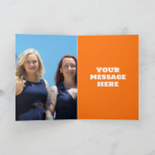 Personalisiertes Foto der Mama Basketball Karte (Innenseite)