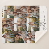 Personalisiertes Foto der Moderne Sherpadecke (Vorderseite (Horizontal))