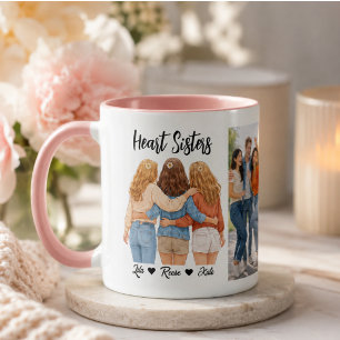 Personalisiertes Foto des besten Freundes Tag d Tasse