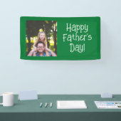 Personalisiertes Foto des glücklichen Vaters Banner (Messe)