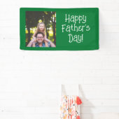 Personalisiertes Foto des glücklichen Vaters Banner (InSitu)