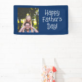 Personalisiertes Foto des glücklichen Vaters Banner (InSitu)