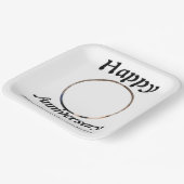 Personalisiertes Foto des Happy Anniversary Pappteller (Gewinkelt)