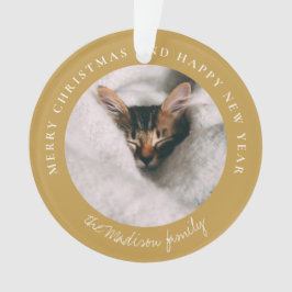 Personalisiertes Foto des klassischen Hahnentrittm Ornament