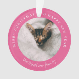 Personalisiertes Foto des klassischen Hahnentrittm Ornament