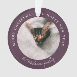 Personalisiertes Foto des klassischen Hahnentrittm Ornament