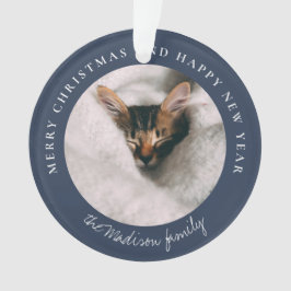 Personalisiertes Foto des klassischen Hahnentrittm Ornament