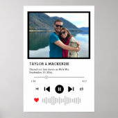 Personalisiertes Foto des Music Player Poster (Vorne)
