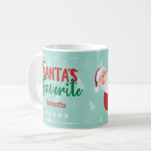 Personalisiertes Foto des Weihnachtsmanns Kaffeetasse