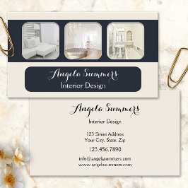 Personalisiertes Foto Design Business Card Visitenkarte