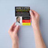 Personalisiertes Foto, Deutschkurs Flyer (Gruppe)