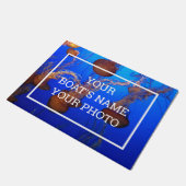 Personalisiertes Foto Dock Mat Fußmatte (Schrägansicht)