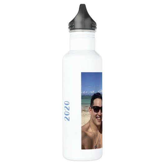 PERSONALISIERTES FOTO EDELSTAHLFLASCHE (Links)