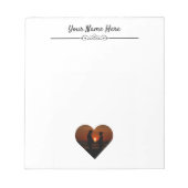 Personalisiertes Foto Editor mit Name Notizblock (Vorderseite)