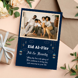 Personalisiertes Foto Eid Grußkarte Feiertagskarte