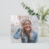 Personalisiertes Foto Einladung (Stehend Vorderseite)