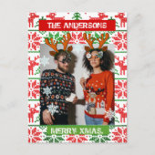 Personalisiertes Foto Einladungspostkarte (Vorderseite)