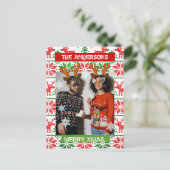 Personalisiertes Foto Einladungspostkarte (Stehend Vorderseite)