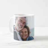 Personalisiertes Foto Eltern Hochzeitstag Kaffeetasse (Vorderseite Links)