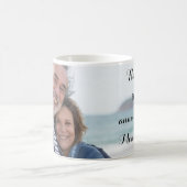 Personalisiertes Foto Eltern Hochzeitstag Kaffeetasse (Mittel)