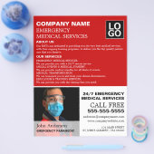 Personalisiertes Foto, EMT, paramedic Flyer (Einzeln)