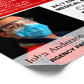 Personalisiertes Foto, EMT, paramedic Poster (Ecke)