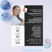 Personalisiertes Foto, Fahrschule, Lehrer Flyer (Einzeln)