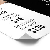 Personalisiertes Foto, Fahrschule, Lehrer Poster (Ecke)