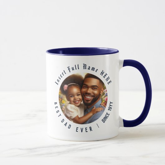 Personalisiertes Foto Familie, Freunde oder Berufl Tasse (Rechts)