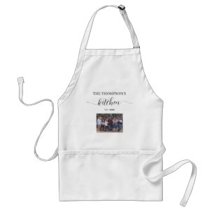 Personalisiertes Foto-Familien-Küchen-Bundle Schürze