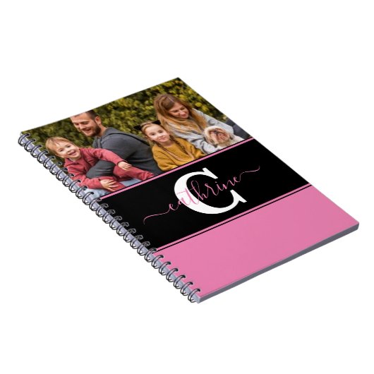 Personalisiertes Foto-Farbblock-Notebook Notizblock (Rechte Seite)