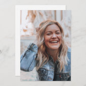 Personalisiertes Foto Feiertagskarte (Vorne/Hinten)