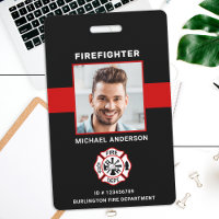 Personalisiertes Foto Firefighter-ID Fireman-ID