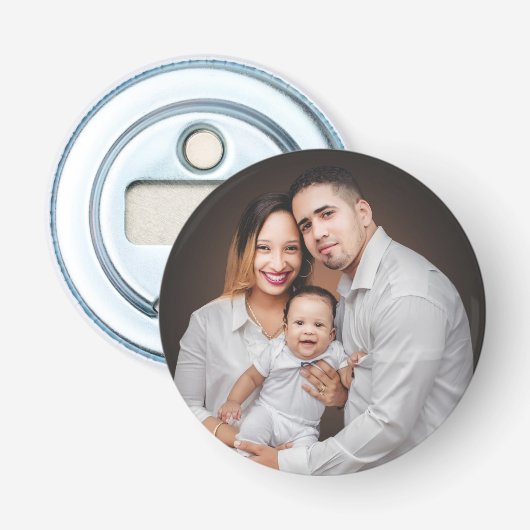 Personalisiertes Foto Flaschenöffner (Vorderseite)