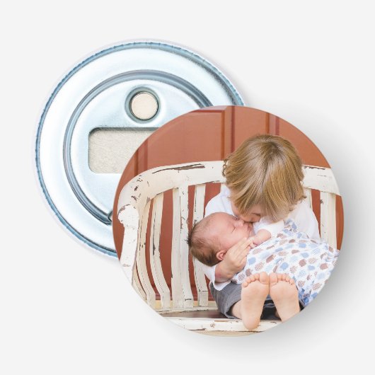 Personalisiertes Foto Flaschenöffner (Vorderseite)