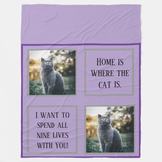 Personalisiertes Foto Fleece Blanka - Benutzerdefi (Vorderseite)