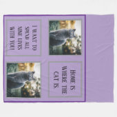 Personalisiertes Foto Fleece Blanka - Benutzerdefi (Vorderseite (Horizontal))