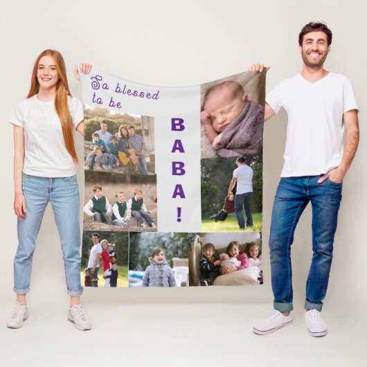 Personalisiertes Foto Fleece Blanket (Beispiel)