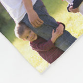 Personalisiertes Foto Fleece Blanket (Ecke)