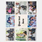 Personalisiertes Foto Fleece Blanket - Custom Coll (Vorderseite)