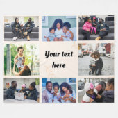 Personalisiertes Foto Fleece Blanket - Custom Coll (Vorderseite (Horizontal))