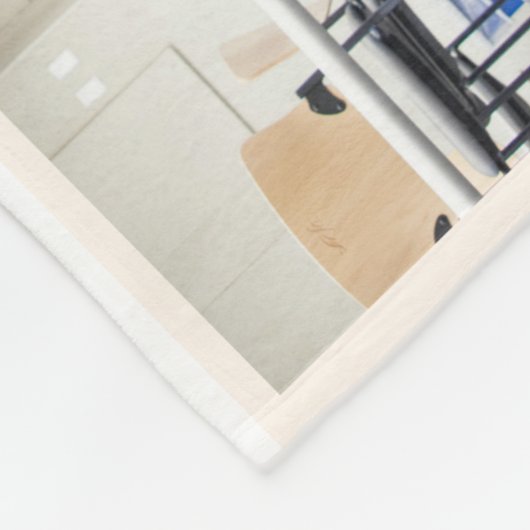 Personalisiertes Foto Fleece Blanket - Custom Coll (Ecke)