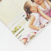 Personalisiertes Foto Fleece Decke. Mach dein eige (Ecke)