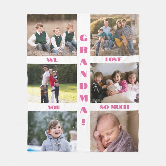 Personalisiertes Foto Fleecedecke (Vorderseite)