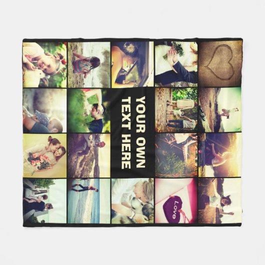 Personalisiertes Foto Fleecedecke (Vorderseite (Horizontal))